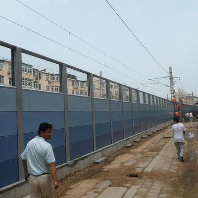 廠家定做高速公路聲屏障 PC聲屏障 吸聲聲屏障 隔音板 鐵路聲屏障圖片_高清圖_細節(jié)圖-安平縣德瑞克圍欄安全設施 -